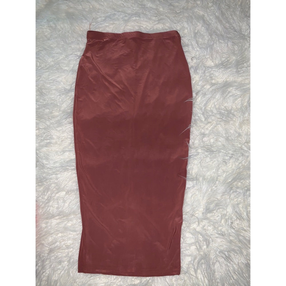 Boohoo Mauve Mido Skirt